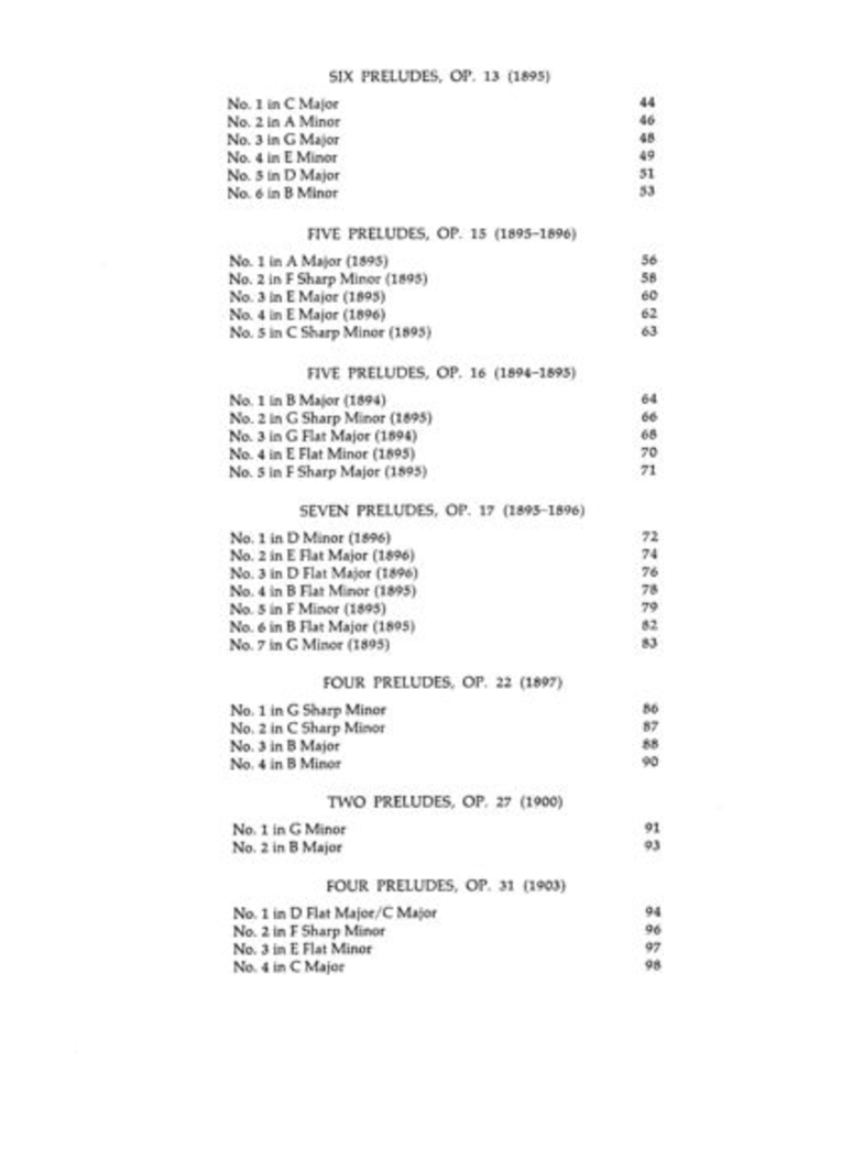 Alexander Scriabin - The Complete Preludes and Etudes Piano Book