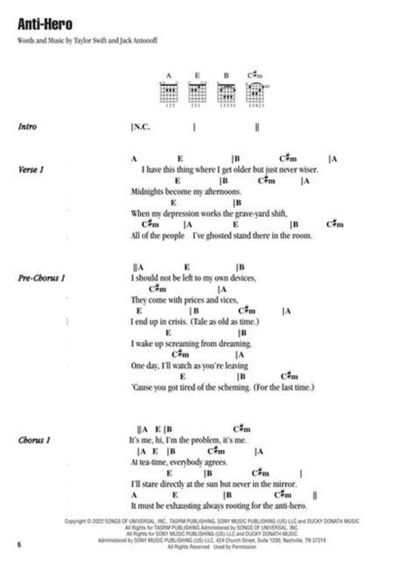 Strum & Sing Taylor Swift Songbook (2nd Edition)