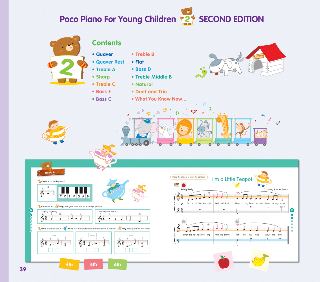 Poco Piano For Young Children - Level 2 Book (Second Edition)