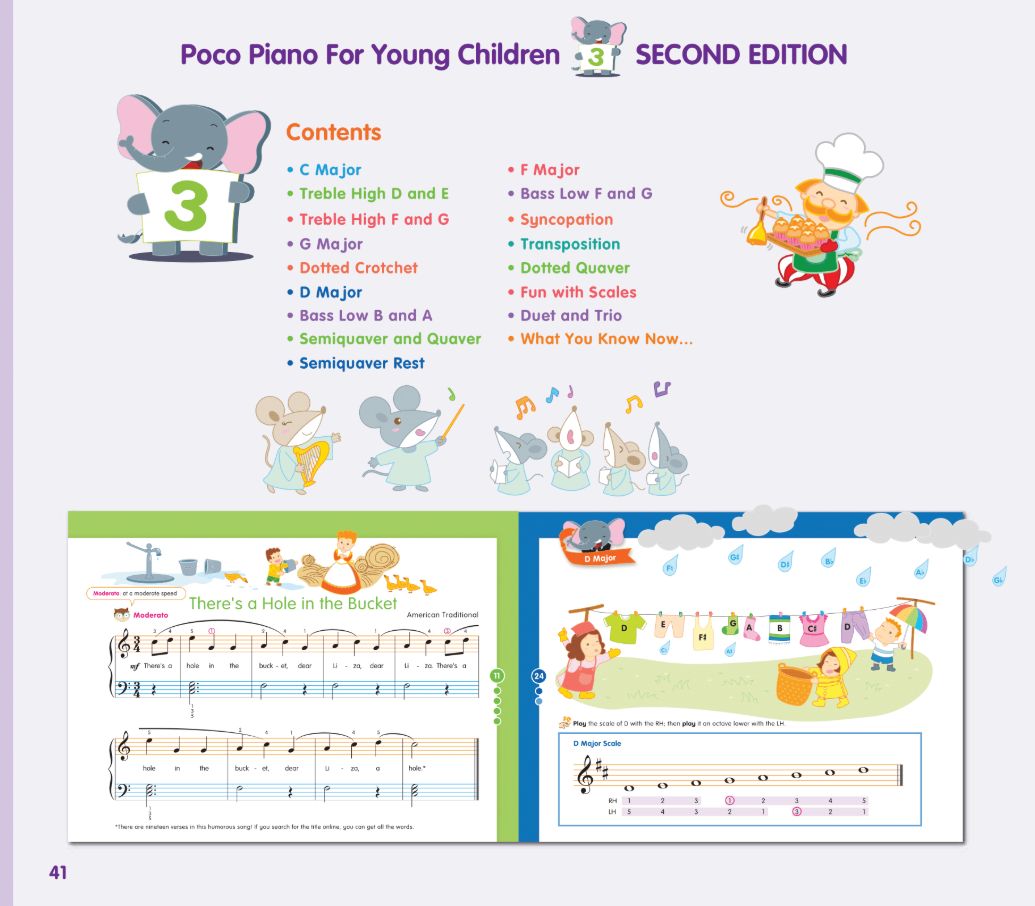 Poco Piano For Young Children - Level 3 Book (Second Edition)