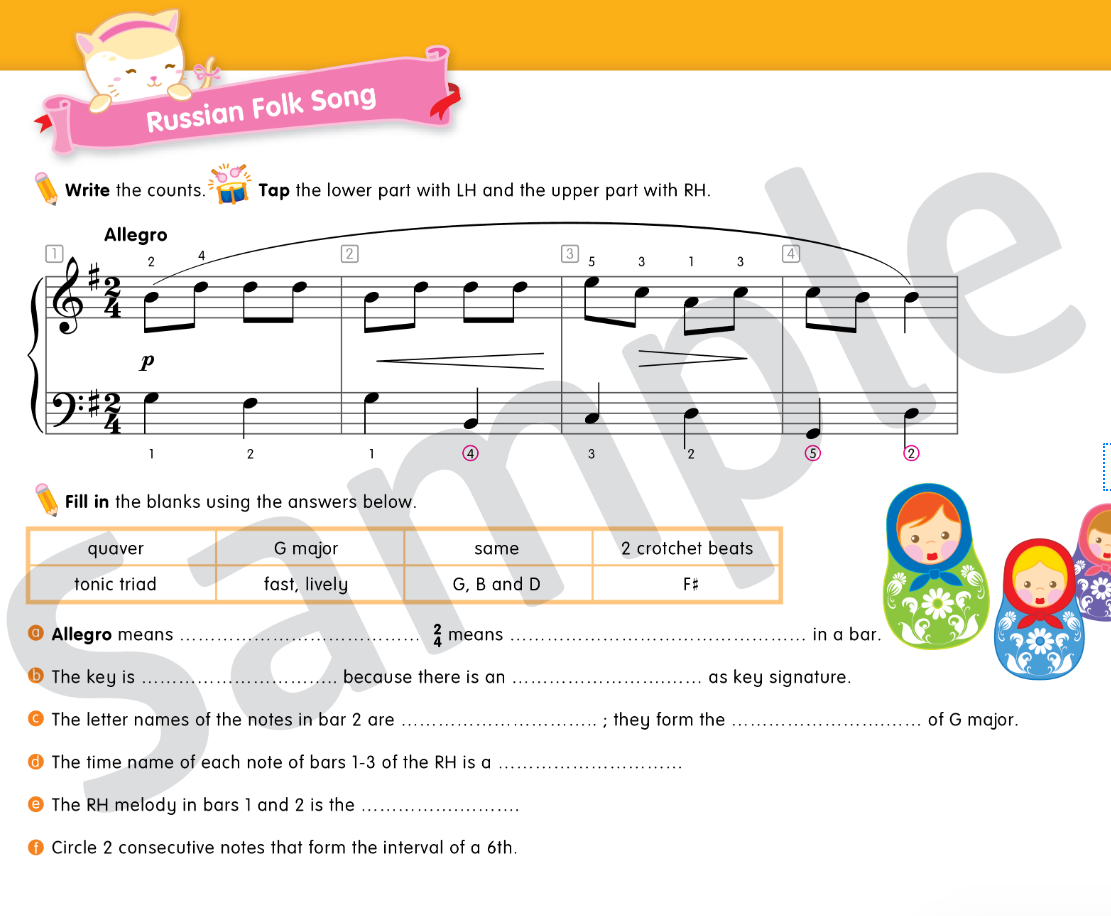 Poco Piano For Young Children - Level 4 Book (Second Edition)