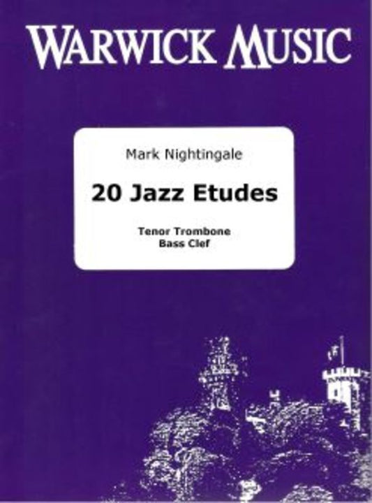 Nightingale - 20 Jazz Etudes Trombone Bc Bk/Ola