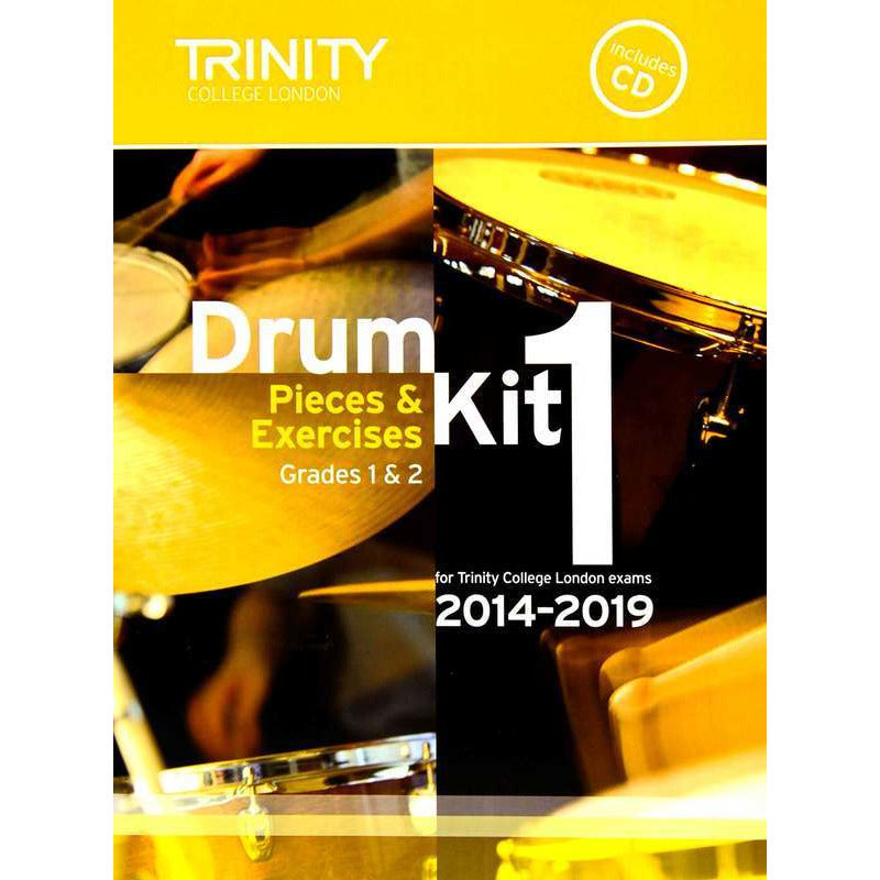 Drum Kit Exam Pieces & Studies Grade 1 & 2 2014 -2019 Book