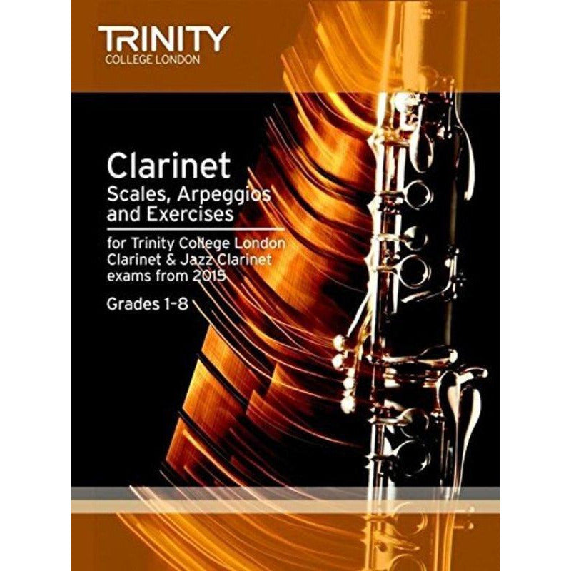 Clarinet Scales Arpeggios & Exercises Gr 1-8 From 2015