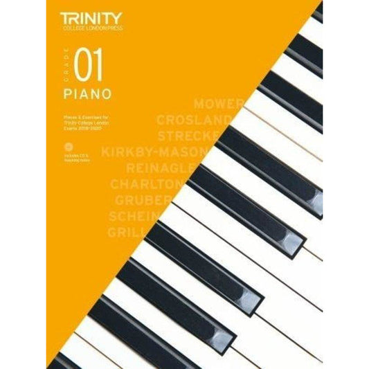 PIANO PIECES & EXERCISES GR 1 2018-2020 BK/CD - Music2u