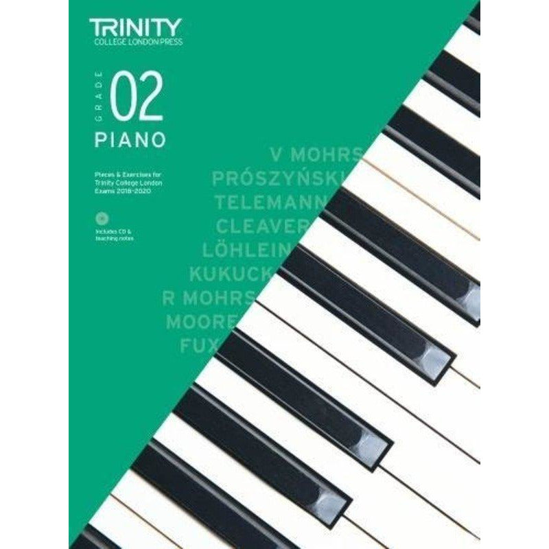 PIANO PIECES & EXERCISES GR 2 2018-2020 BK/CD - Music2u