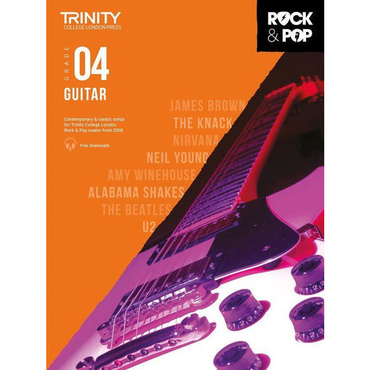 Trinity Rock & Pop Guitar Grade 4 2018 Book