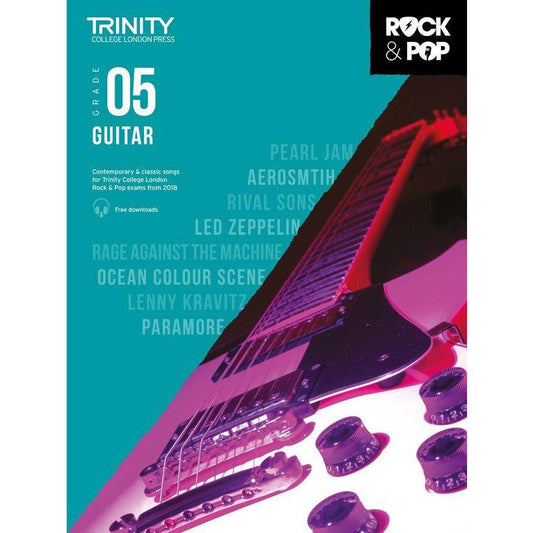 Trinity Rock & Pop Guitar Grade 5 2018 Book