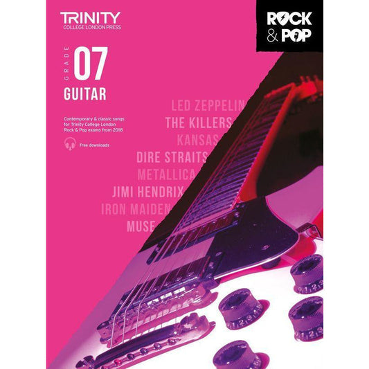 Trinity Rock & Pop - Guitar Grade 7 Book (2018)