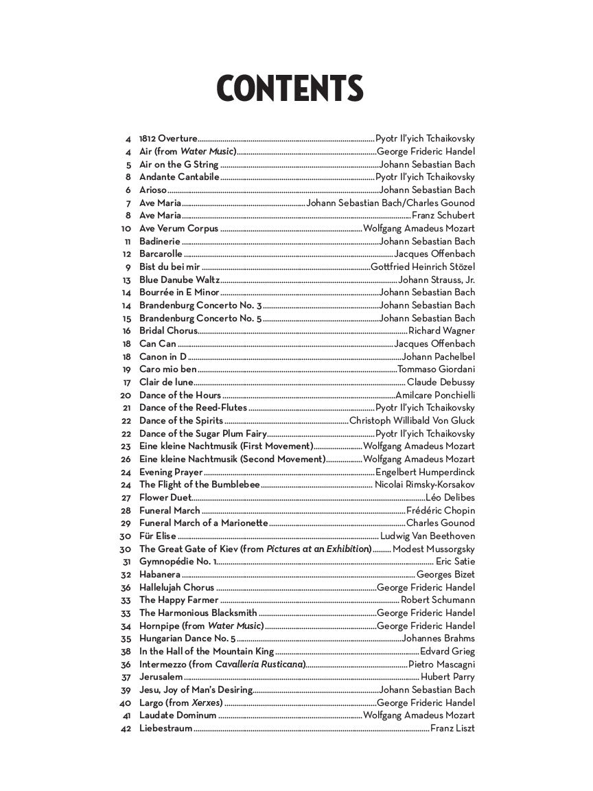 101 Classical Themes For Violin Book