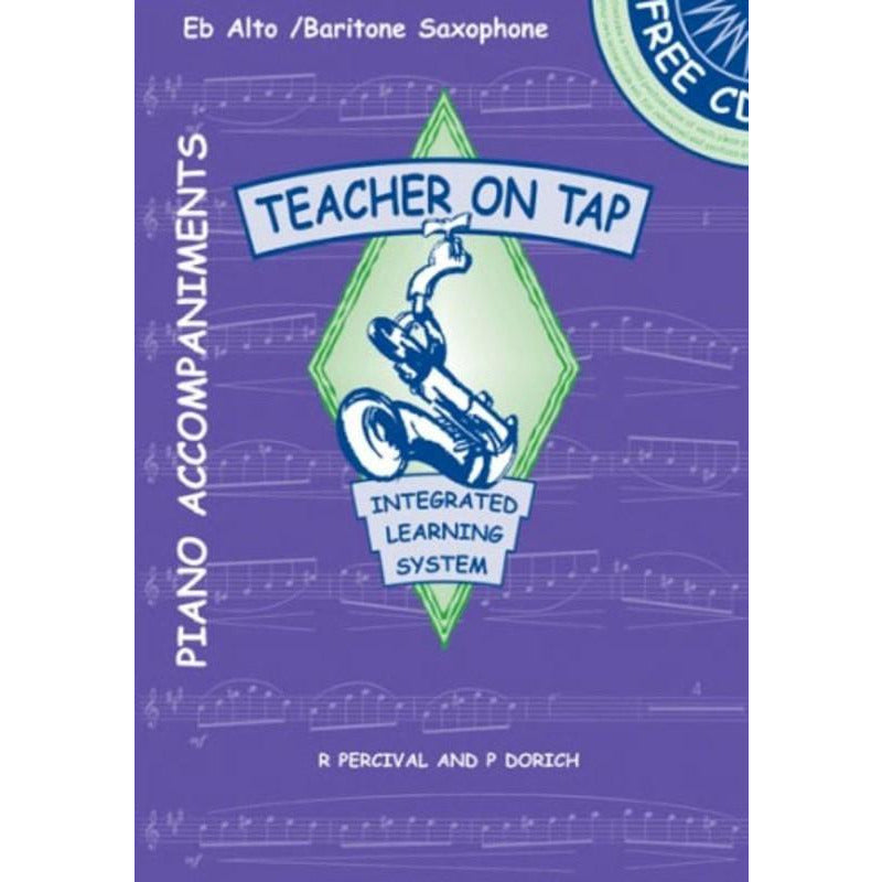 TEACHER ON TAP SAXOPHONE BK 2 E FLAT ALTO BK/CD - Music2u