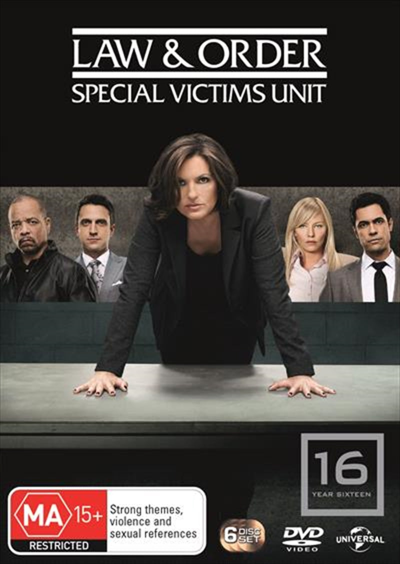 Law And Order: Special Victims Unit - Season 16 DVD