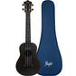 FLIGHT TUC-35 BLACK TRAVEL CONCERT UKULELE