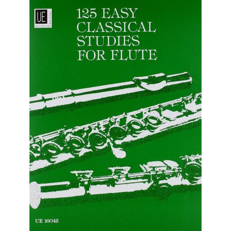 125 Easy Classical Studies For Flute Book