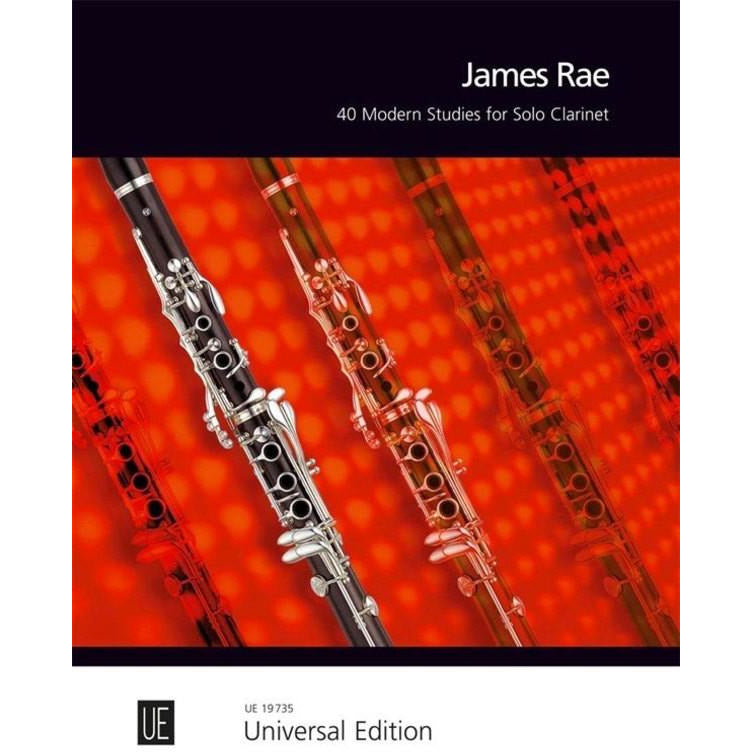 James Rae: 40 Modern Studies - Solo Clarinet Book