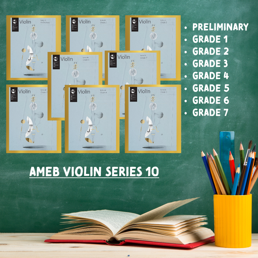 AMEB Violin Series 10 Teacher Pack D - 8 Books For Grades Preliminary ...