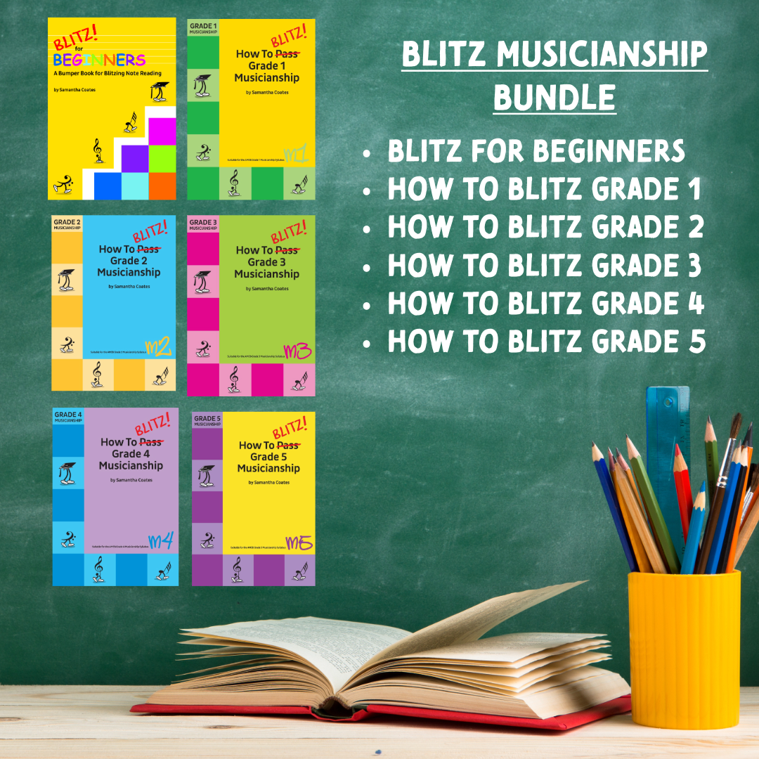 Blitz Musicianship Bundle For Teachers - Blitz For Beginner + Books 1-5 (6 Books)