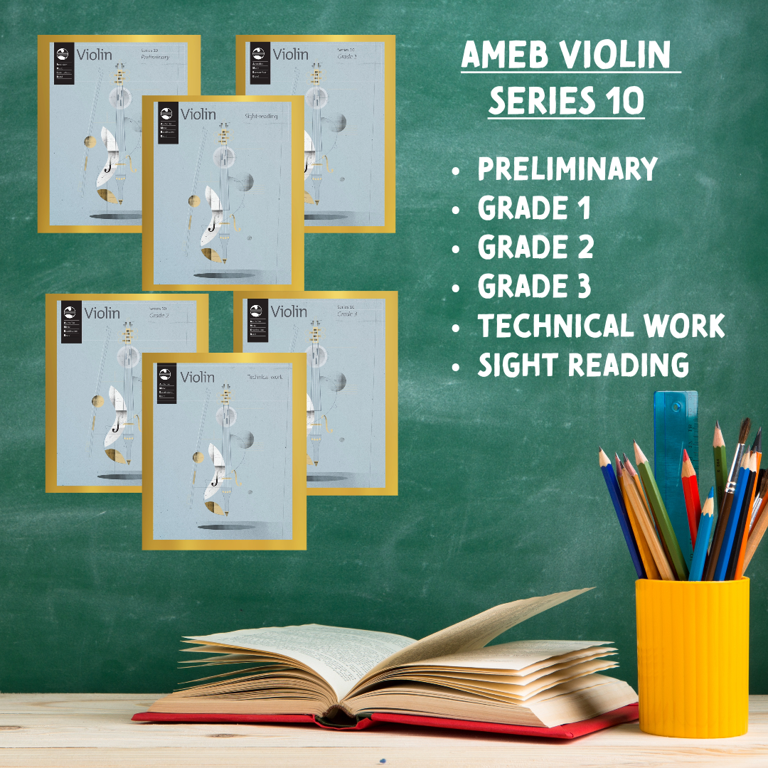 AMEB Violin Series 10 Teacher Pack E: Prelim To Grade 3 + Technical ...