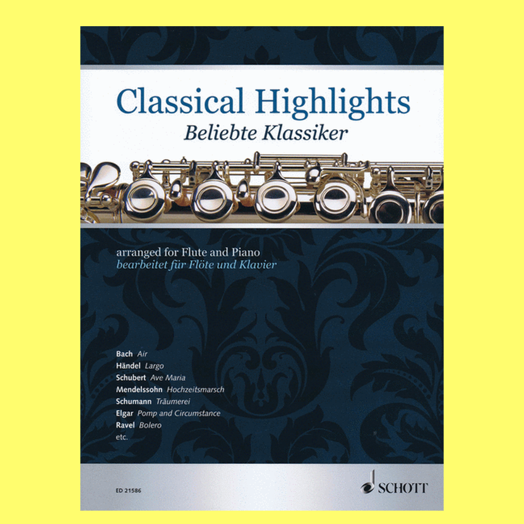 Classical Highlights Flute and Piano Book