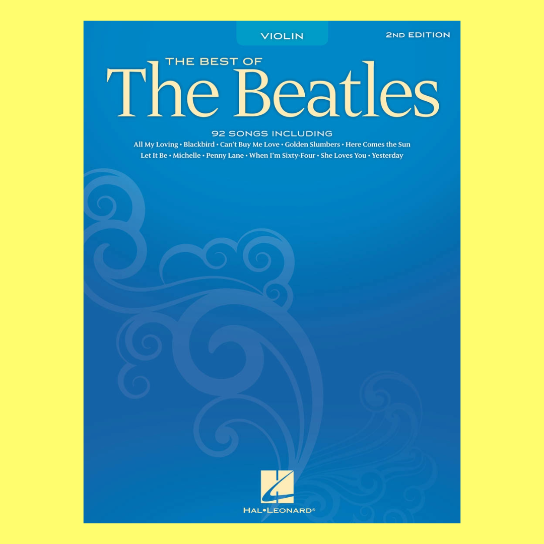 The Best Of The Beatles For Violin Book (Second Edition) - 92 Songs