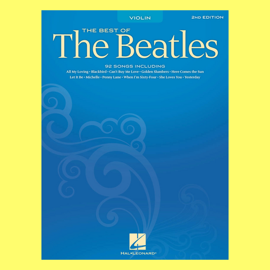 The Best Of The Beatles For Violin Book (Second Edition) - 92 Songs