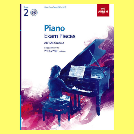 ABRSM Piano Exam Pieces - Grade 2 Book/Cd (2017-2018)