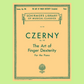 Czerny - Art Of Finger Dexterity Op 740 Piano Book