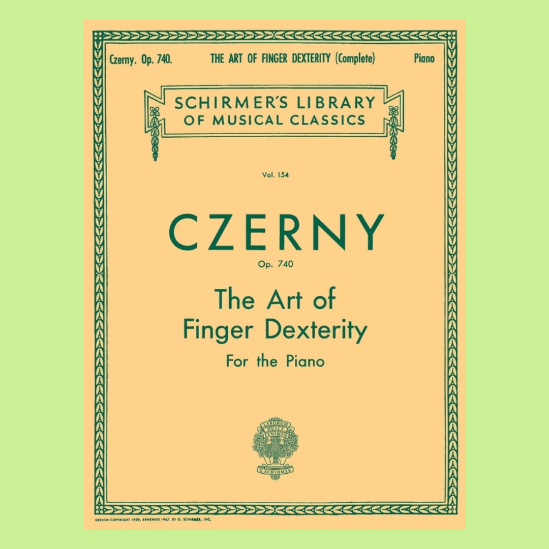 Czerny - Art Of Finger Dexterity Op 740 Piano Book