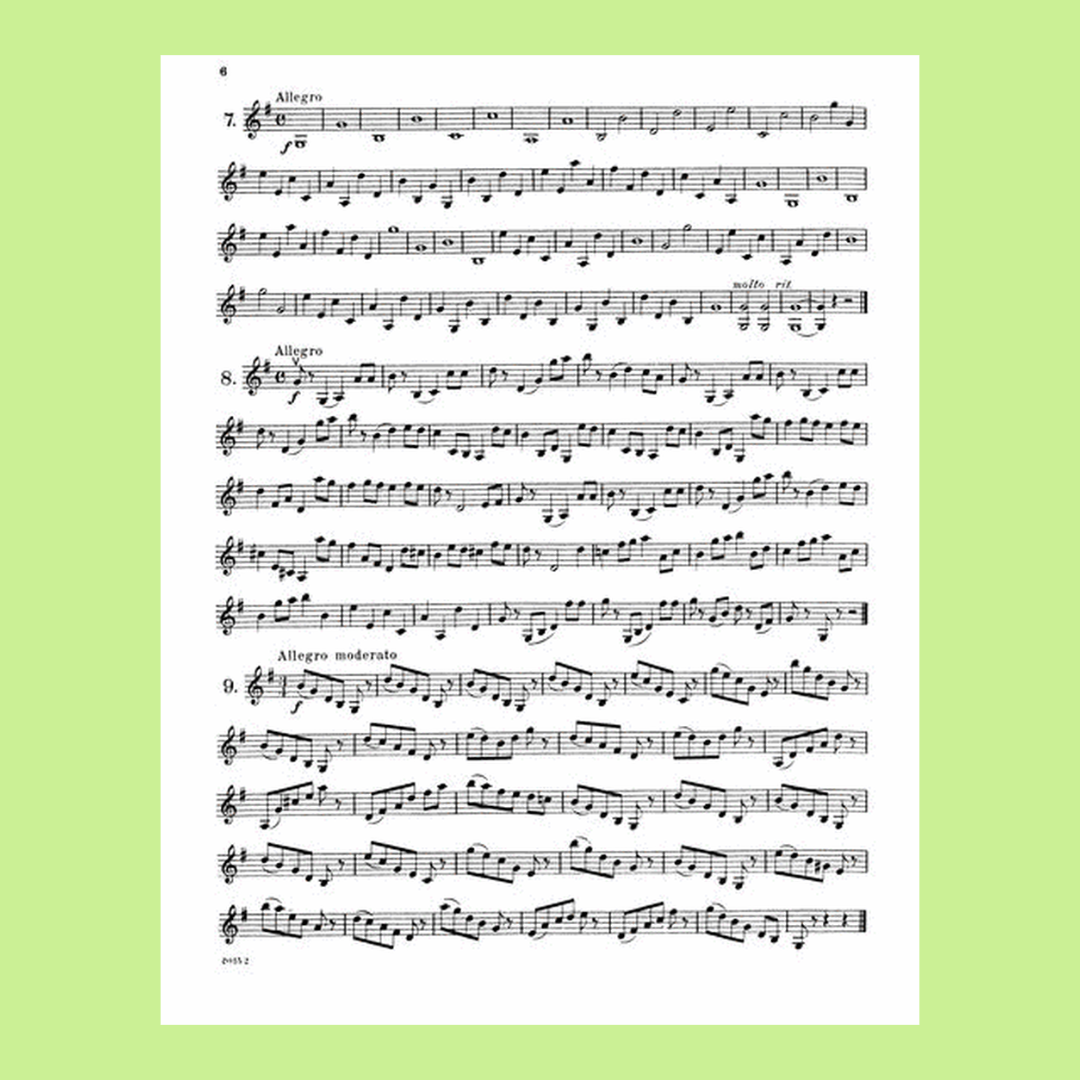 Wohlfahrt - 40 Elementary Studies Op 54 Violin Book