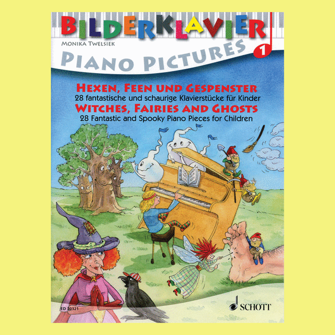 Witches Fairies & Ghosts Book - 28 Piano Pieces For Children