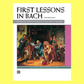 First Lessons In Bach For Piano Book