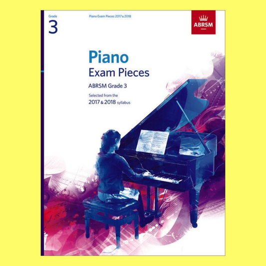 ABRSM  Piano Exam Pieces Grade 3 Book (2017-2018)