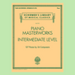 Piano Masterworks Intermediate Level Book