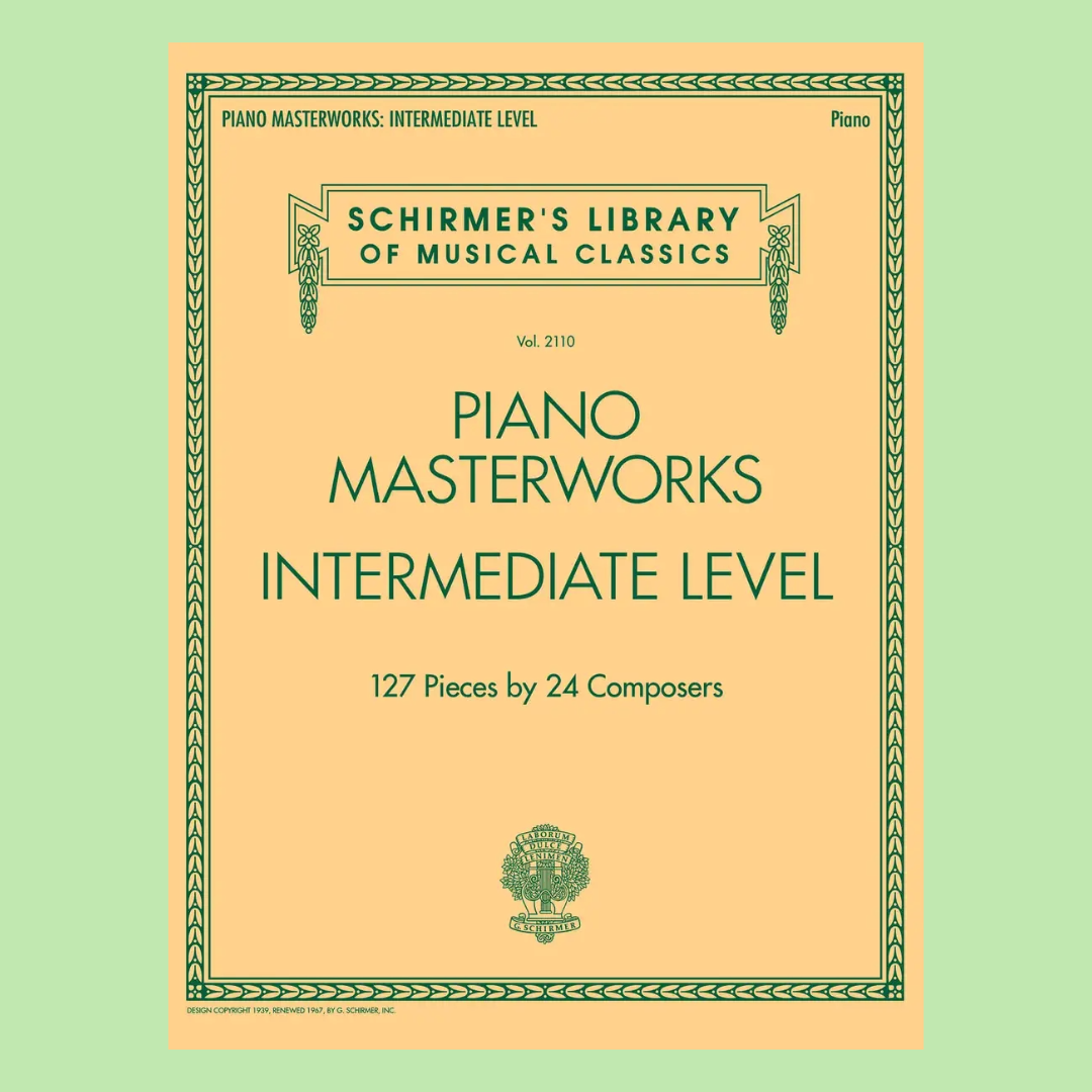 Piano Masterworks Intermediate Level Book