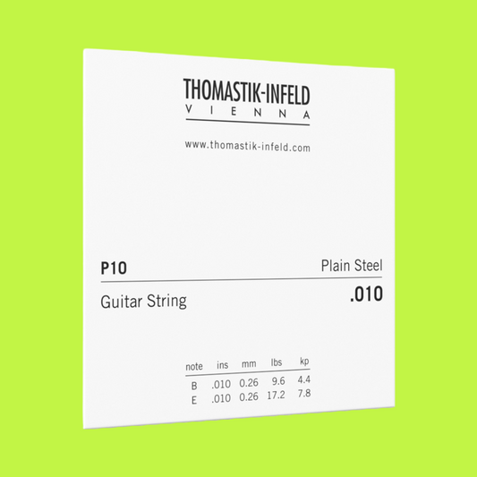 DTP13 Thomastik Acoustic Guitar Brass Plated Steel Single String - Gauge .013