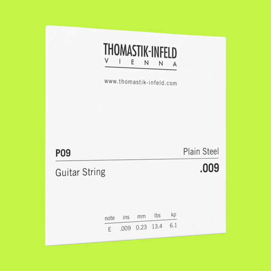 DTP09G Thomastik Acoustic Guitar Brass Plated Steel Single String - Gauge 0.009