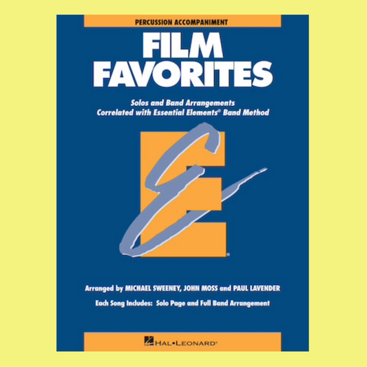 Essential Elements - Film Favorites Percussion Accompaniment Book