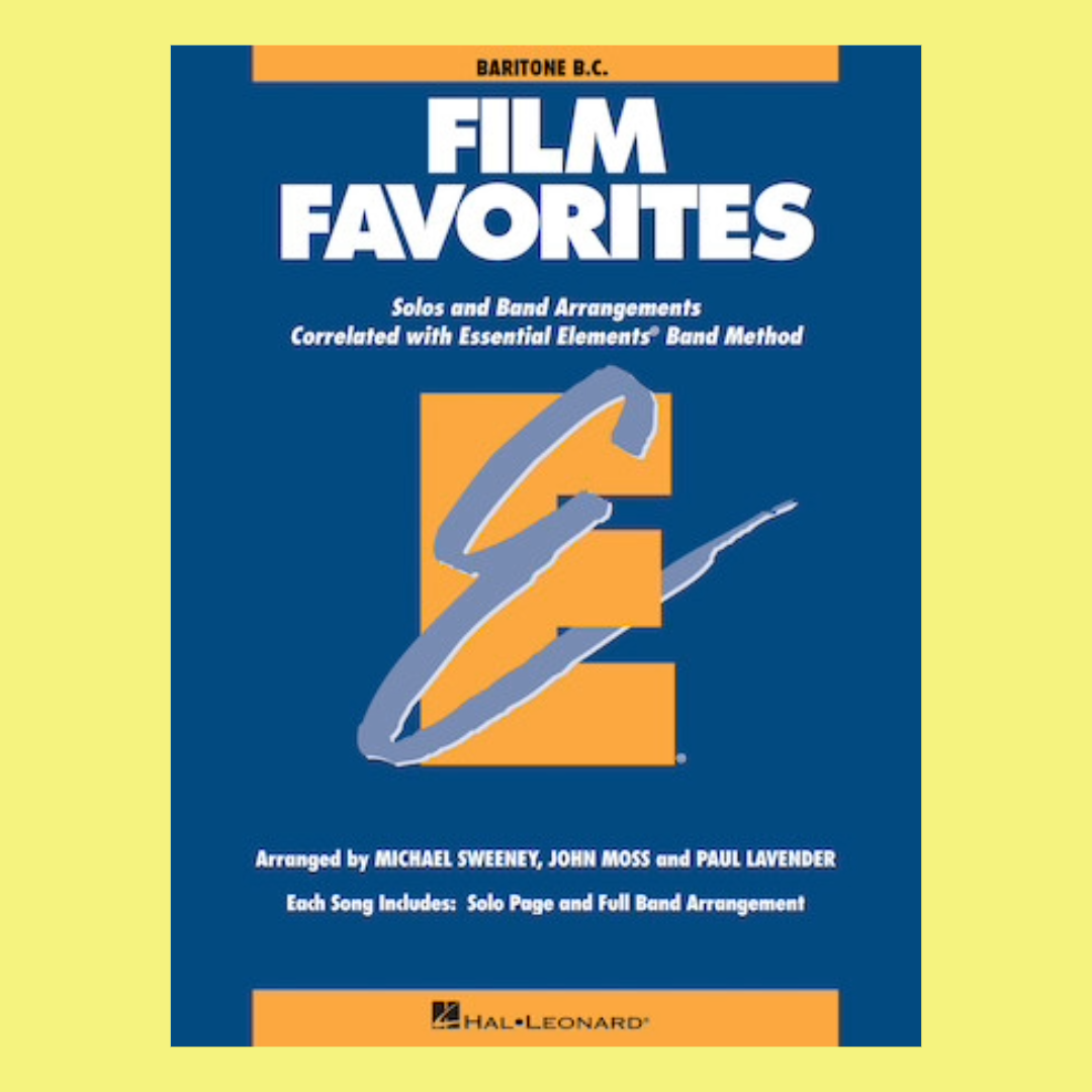 Essential Elements - Film Favorites Baritone B.C Book