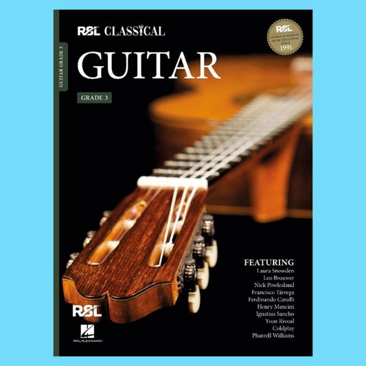 Rockschool Classical Guitar - Grade 3 Book (2022+)