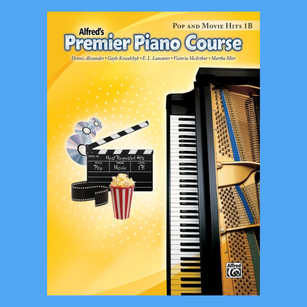 Alfred's Premier Piano Course - Pop And Movie Hits 1B Book