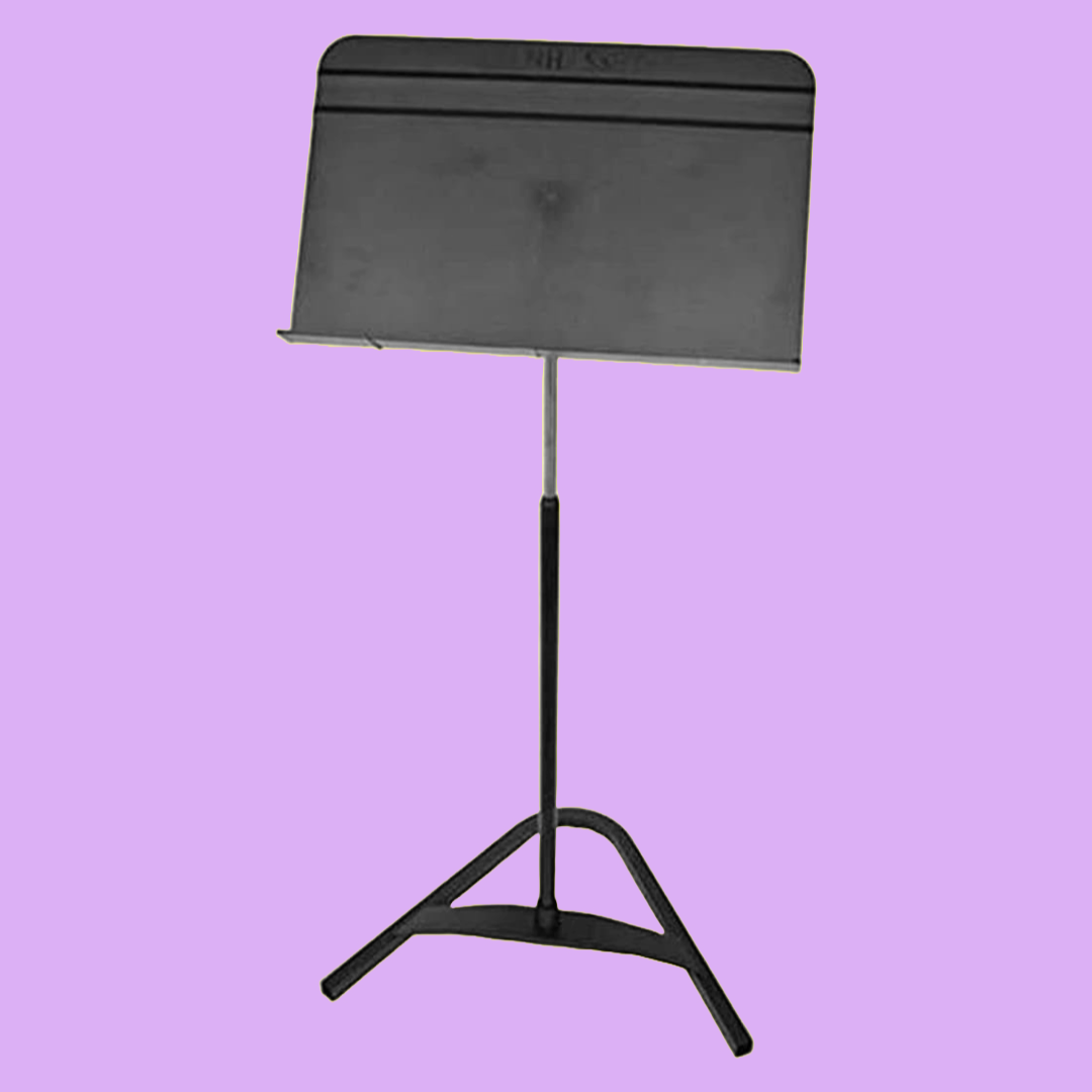 Manhasset Concertino Short Shaft Music Stand with ABS Desk - Black