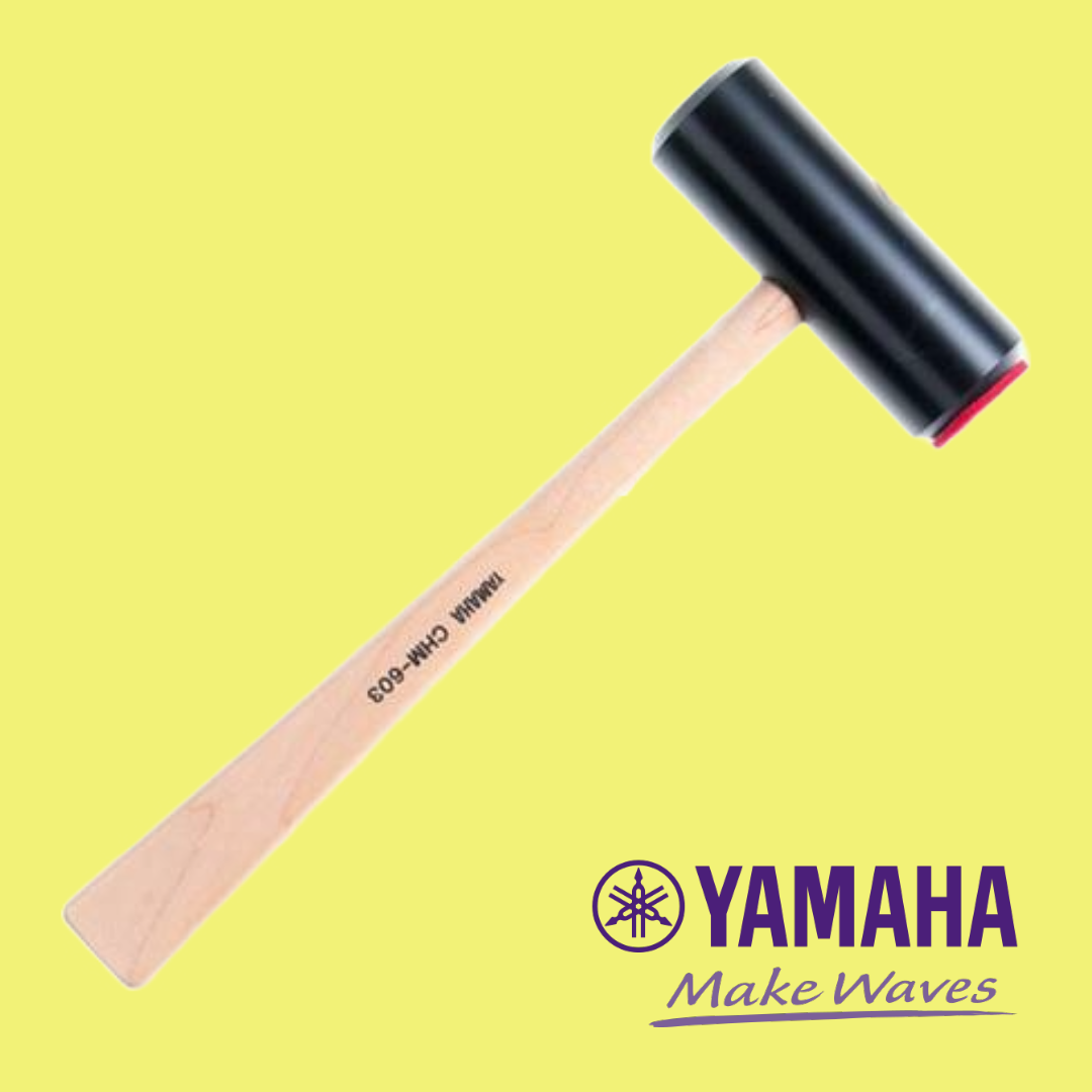 Yamaha Plastic Chime Mallet - 1 x Medium Soft Mallet (40mm x 110mm)