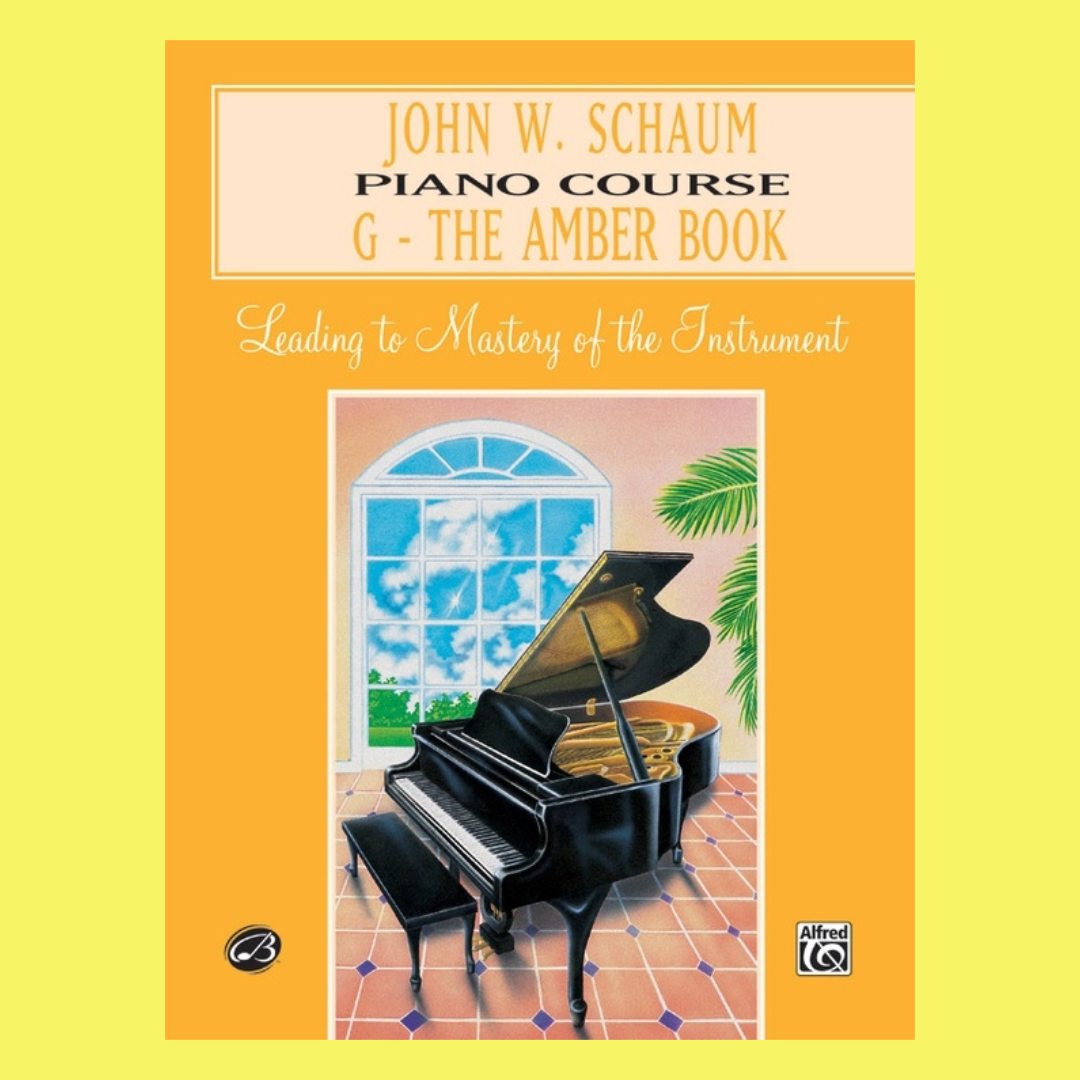 John W. Schaum Piano Course G - The Amber Book