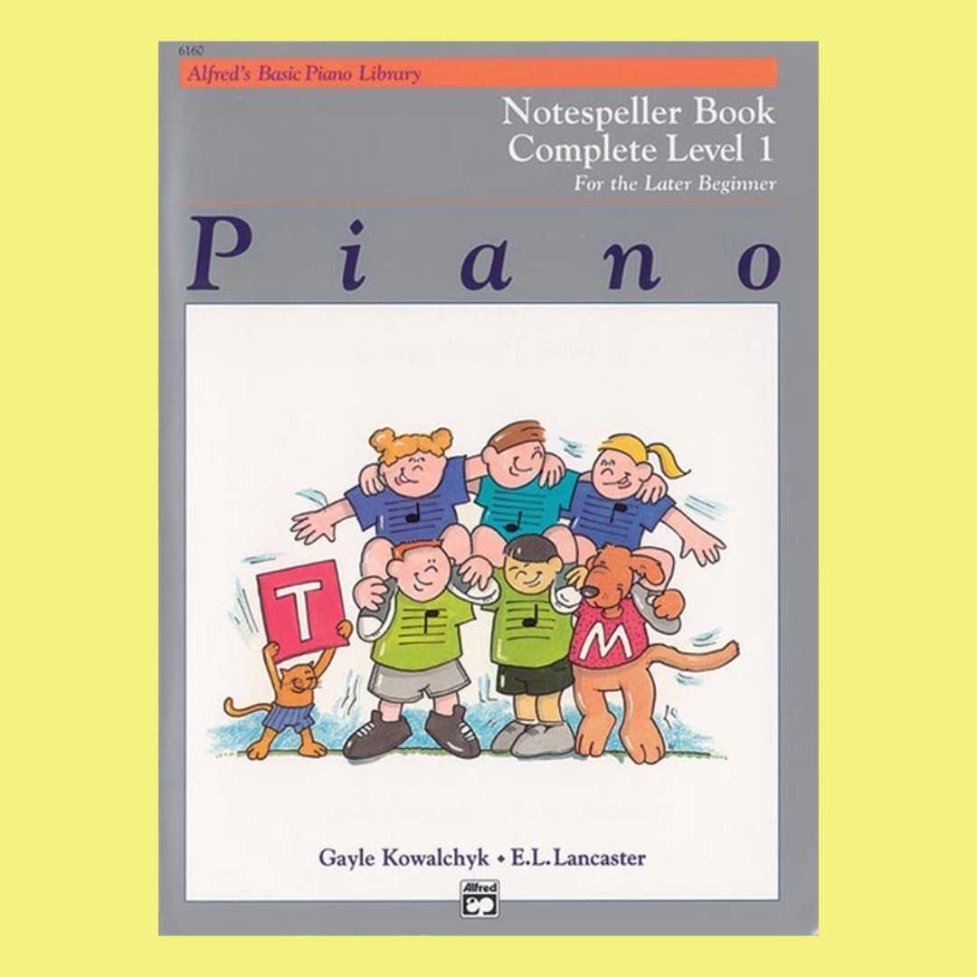 Alfred's Basic Piano Library - Notespeller Book Complete Level 1 (1A/1B)