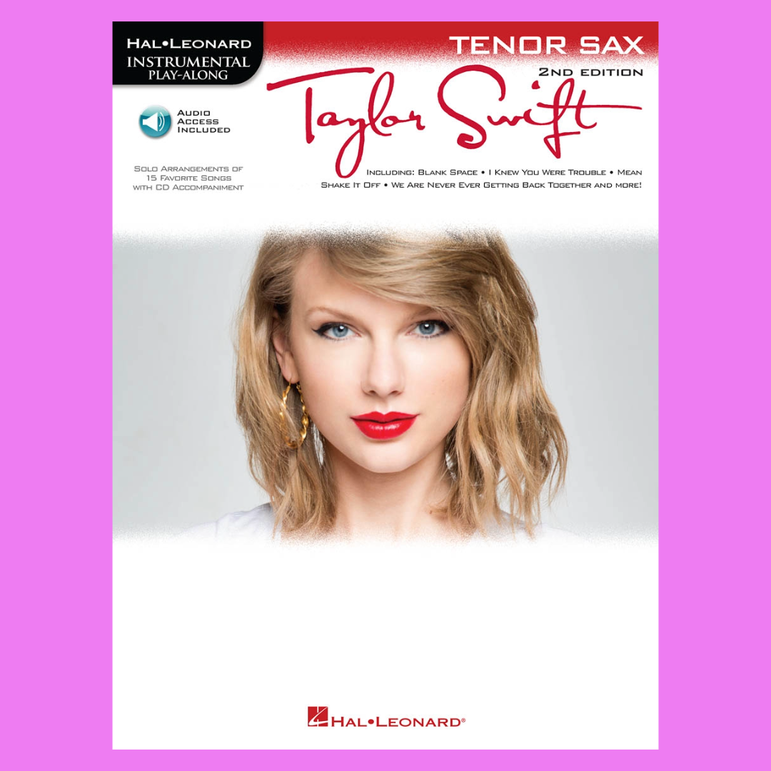 Taylor Swift Tenor Saxophone Play Along Book/Ola (2nd Edition)