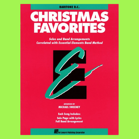 Essential Elements Christmas Favorites - Baritone B.C Book