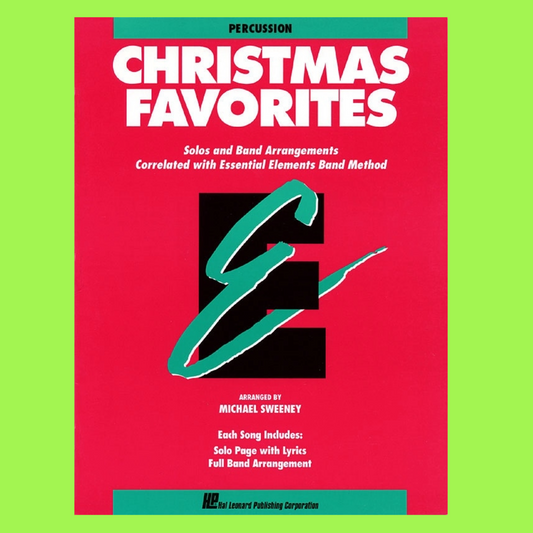 Essential Elements Christmas Favorites - Percussion Book