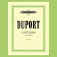 Duport - 21 Studies For Cello Solo Book