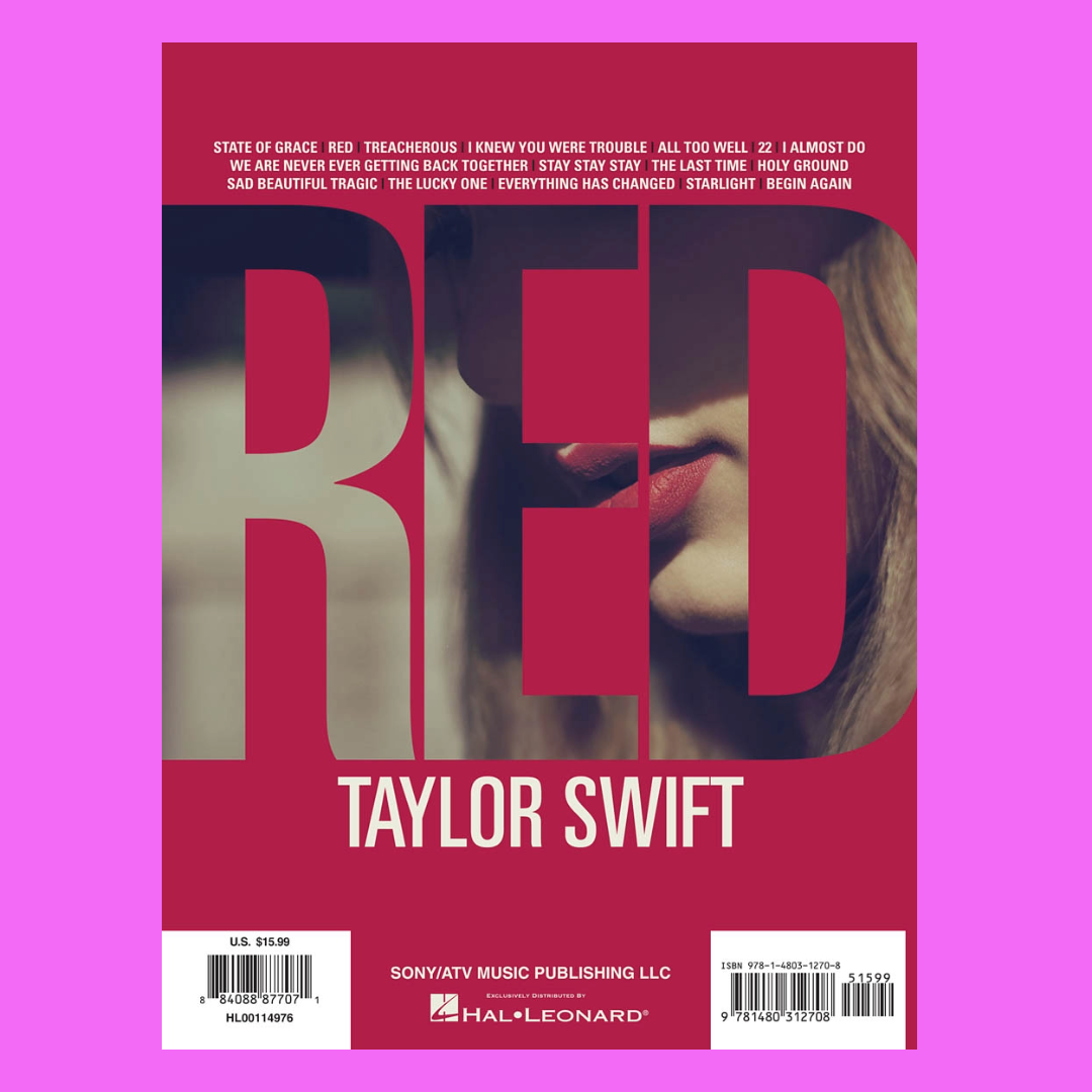 Taylor Swift - Red Easy Piano Songbook