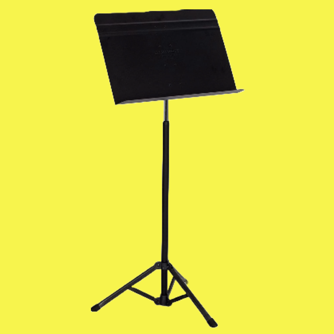 Manhasset Collapsible Voyager Music Stand with ABS Desk - Black